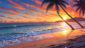 Wisata Pantai Tropis dengan Sunset Romantis dan Ombak Tenang yang Bikin Hati Adem